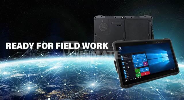 Tabletas de servicio Winmate con sistemas operativos Windows listas para el trabajo de campo.