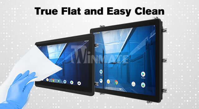 Winmate Elegant ARM HMI W10IM3S-EHH2 con verdadera limpieza plana y fácil Winmate Elegant ARM HMI W10IM3S-EHH2 con verdadera limpieza plana y fácil
