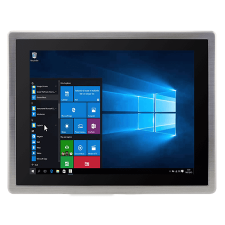 R15IB3S-65A1FTP | PC con panel de chasis PCAP de acero inoxidable Intel® Celeron® N2930 IP65 de 15 pulgadas | Winmate