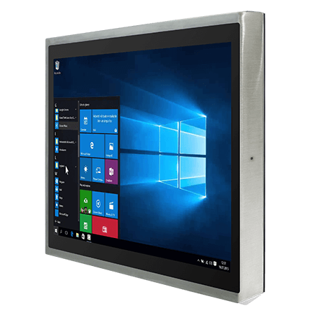 Panel PC con chasis PCAP de acero inoxidable Intel® Core™ i5-1235U IP69K de 17" R17IAD3S-SPM169 | Winmate