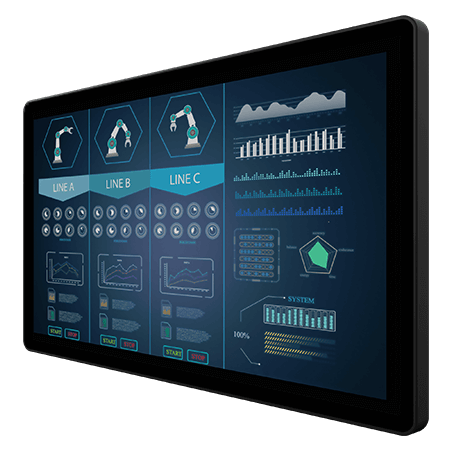 Pantalla de chasis multitáctil de 21,5 pulgadas W22L100-PTA3 | Winmate