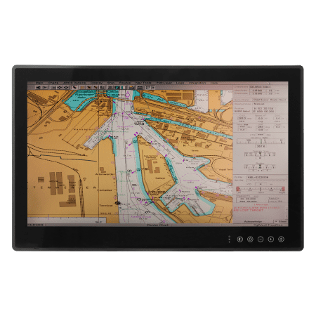 W24L100-MRA1FP | 24 インチ ECDIS 海洋ディスプレイ | Winmate