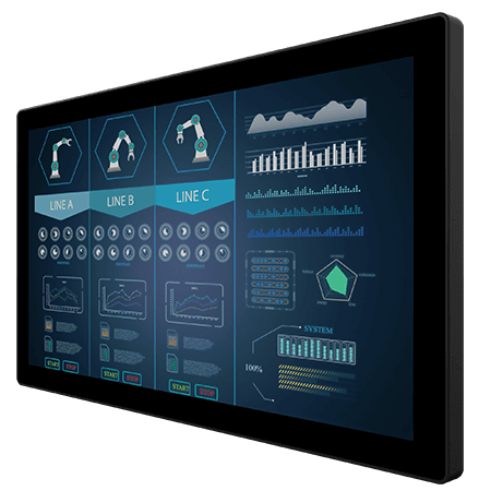 Pantalla de chasis multitáctil de 24 pulgadas W24L100-PTA2 | Winmate