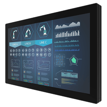 W32L100-PCA4OD | Pantalla de chasis táctil PCAP de 32 pulgadas | Winmate